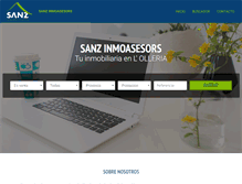 Tablet Screenshot of inmobiliariasanz.es